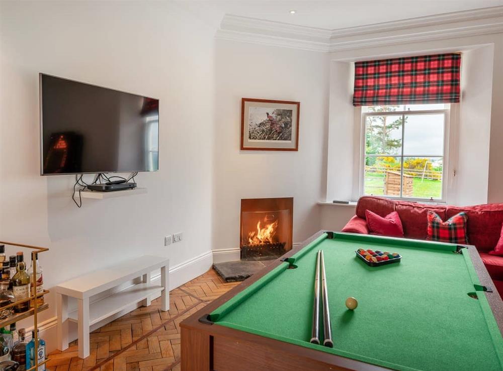 Games room at West Wing in Auchterarder, Perthshire