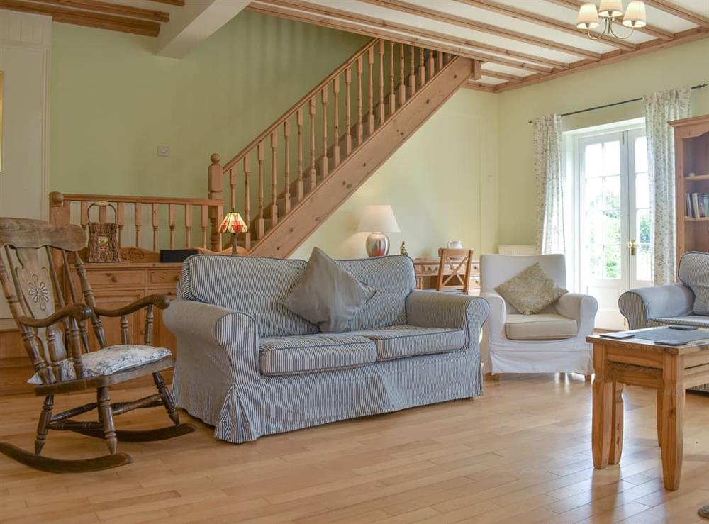 Living area at West Wing in Little Edstone, near Pickering, North Yorkshire