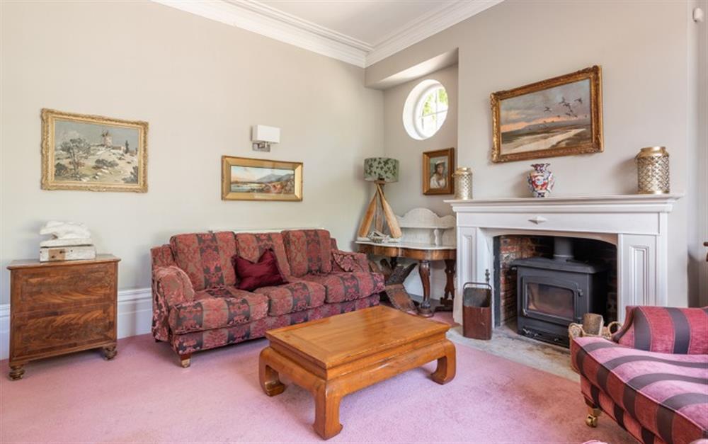 Relax in the living area at West Wing, The Manor House in Ringwood