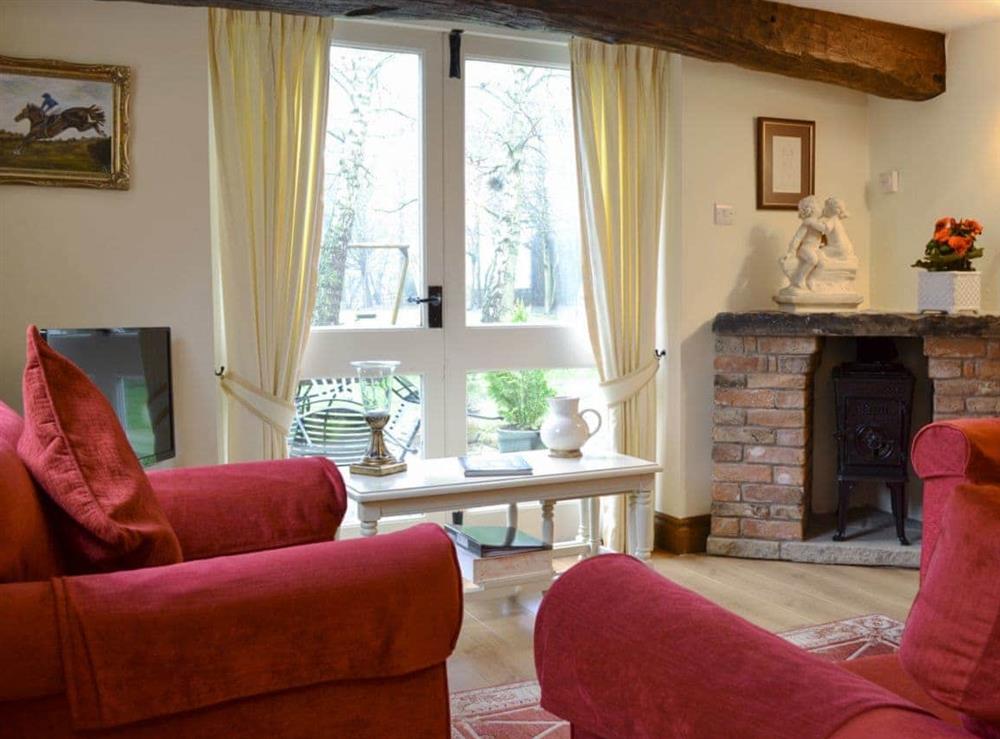 Comfortable living/ dining room at West Wood Barn in Sutton-upon-Derwent, Nr York., North Yorkshire