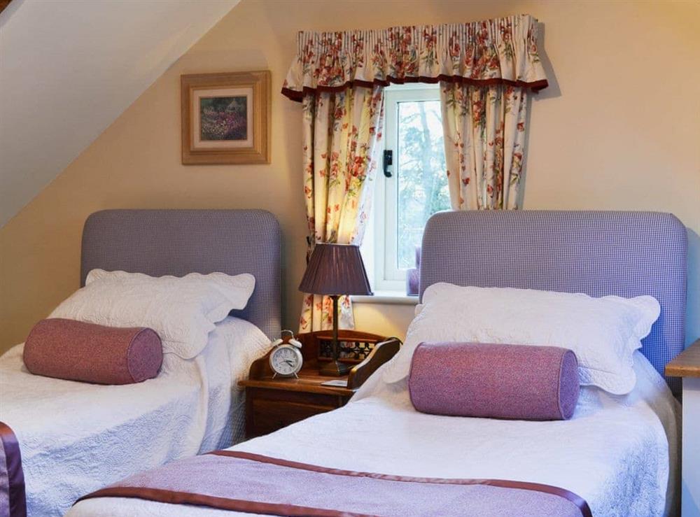 Twin bedroom at West Wood Barn in Sutton-upon-Derwent, Nr York., North Yorkshire