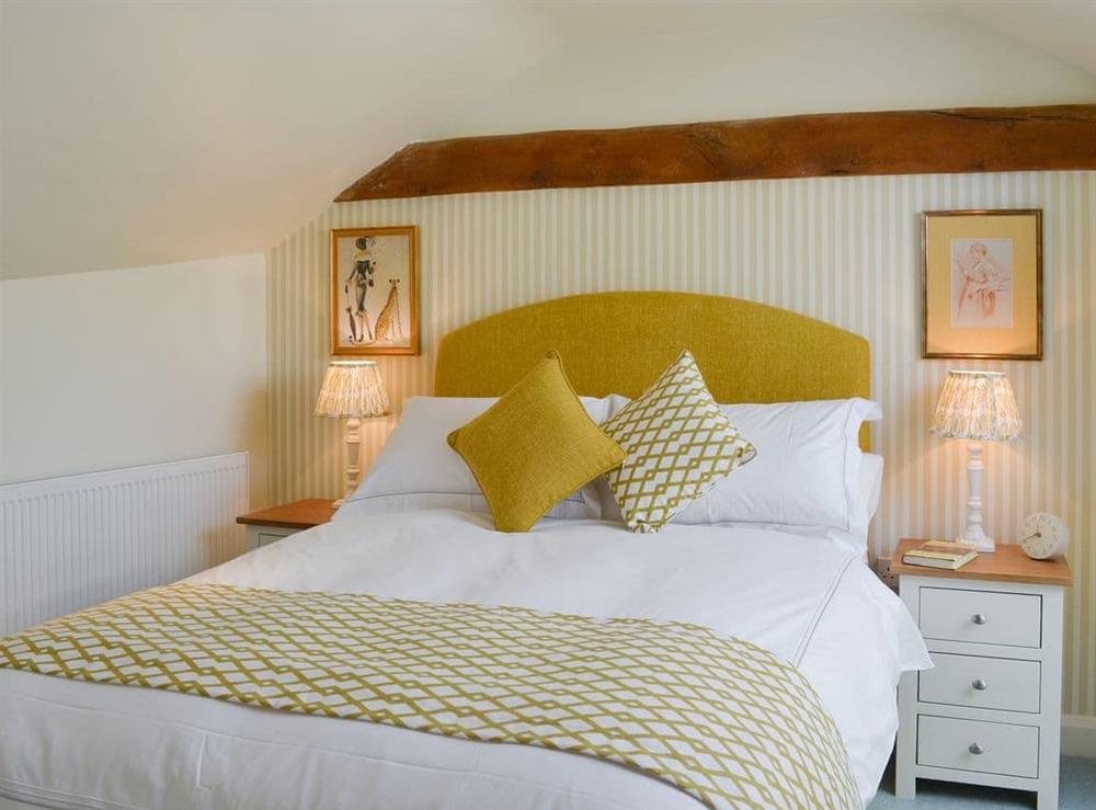 Relaxing double bedroom at West Wood Hideaway in Wrelton, near Pickering, North Yorkshire