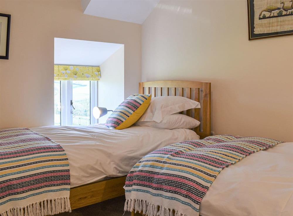 Twin bedroom at Upper Red Down, 