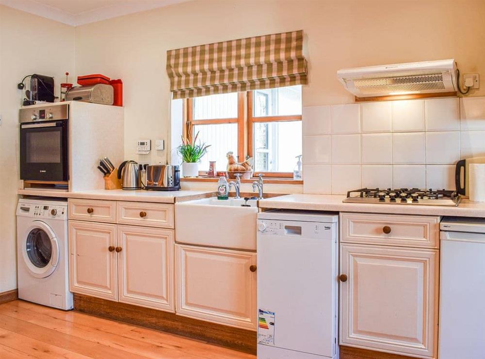 Kitchen at Westacre Lodge in Crieff, Perthshire