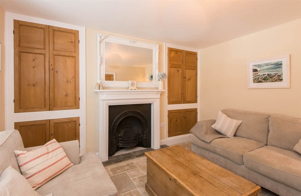 Living area at Westaway Cottage in St Austell, Cornwall