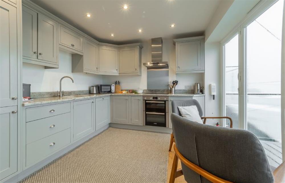 Modern kitchen with panoramic sea views of Portreath (photo 2) at Westaway, Portreath