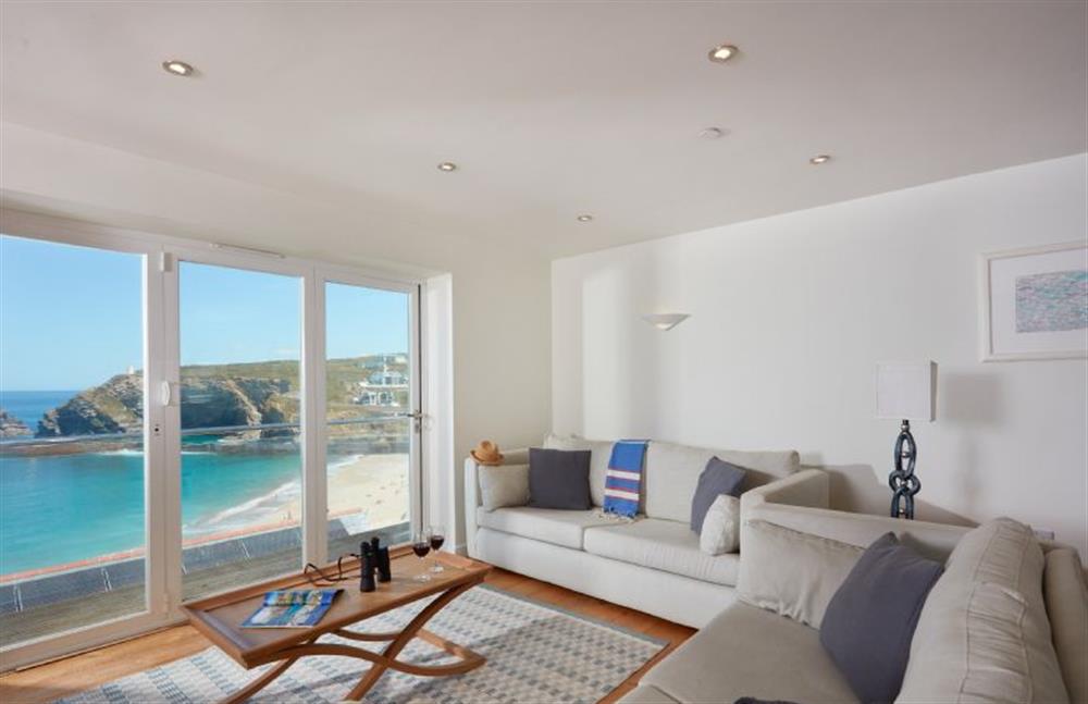 Open-plan living area with panoramic sea views of Portreath (photo 3) at Westaway, Portreath