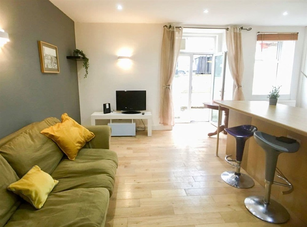 Living area at Westbourne Villa in Bristol, Avon