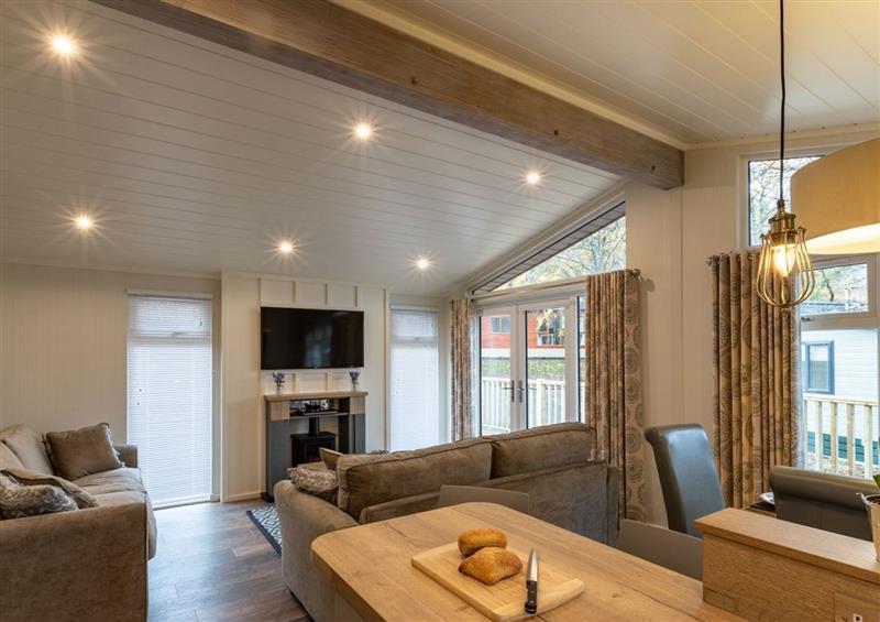 Relax in the living area at Westbrook Lodge, Bowness-On-Windermere