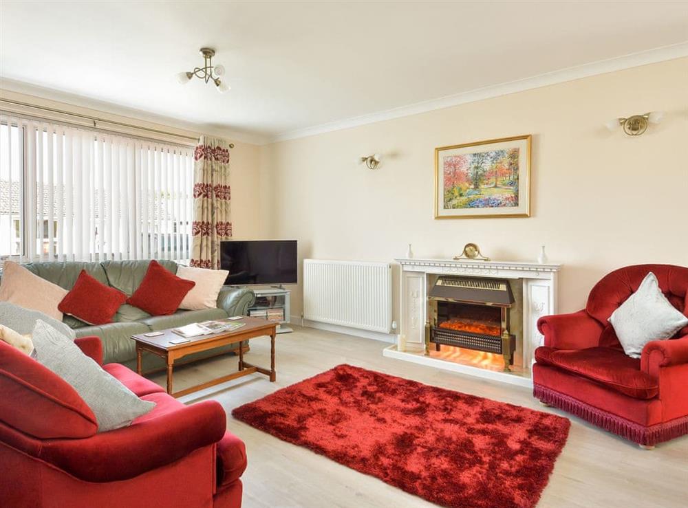 Living room at Westburn in Comrie, near Crieff, Perthshire