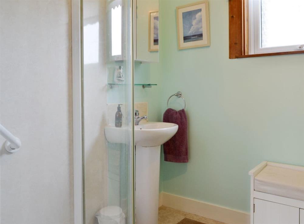 Family shower room at Westcliff in Whitehills, near Banff, Aberdeenshire