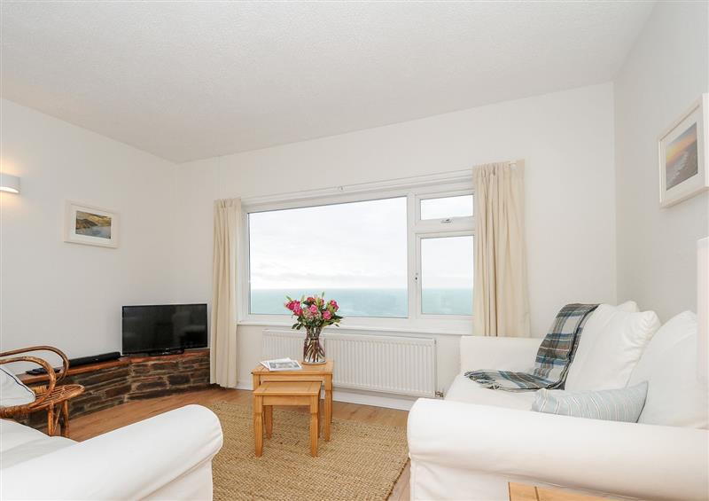 Relax in the living area at Westcroft 6 Withnoe Terrace, Millbrook near Whitsand Bay