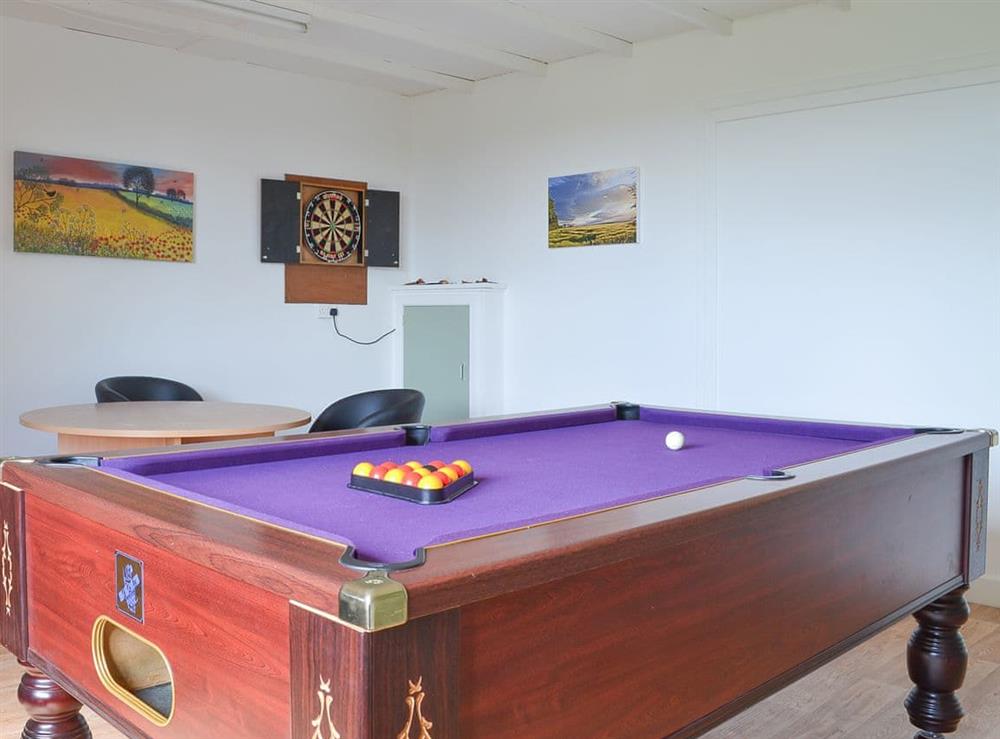 Games room at Westend in Duffus, Inverness, Morayshire