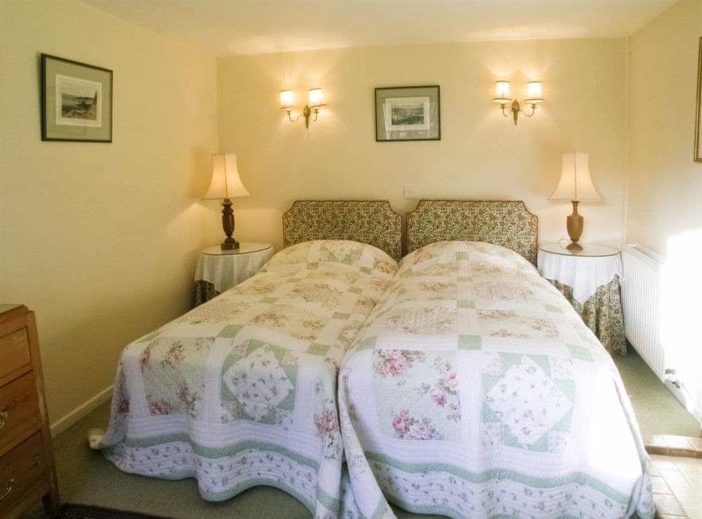 Double bedroom at Wester Croachy Cottage in Aberarder, near Inverness, Inverness-Shire