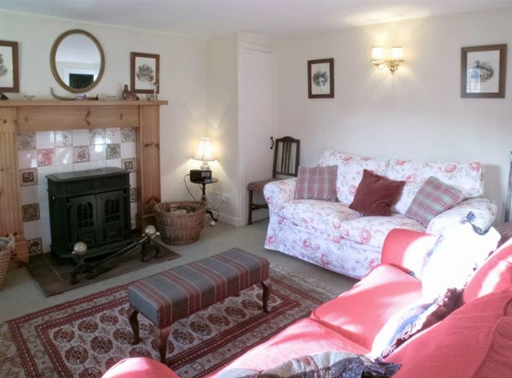 Living room at Wester Croachy Cottage in Aberarder, near Inverness, Inverness-Shire