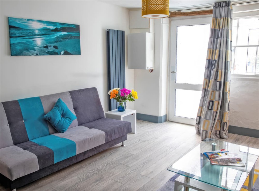 Living area at Westeria Cottage in Barnstaple, Devon