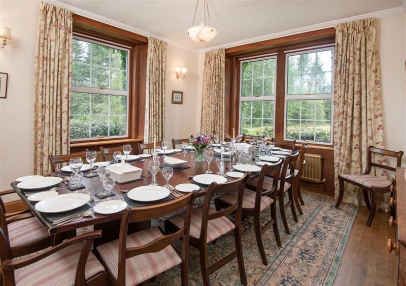The dining area at Westerkirk Mains, Langholm
