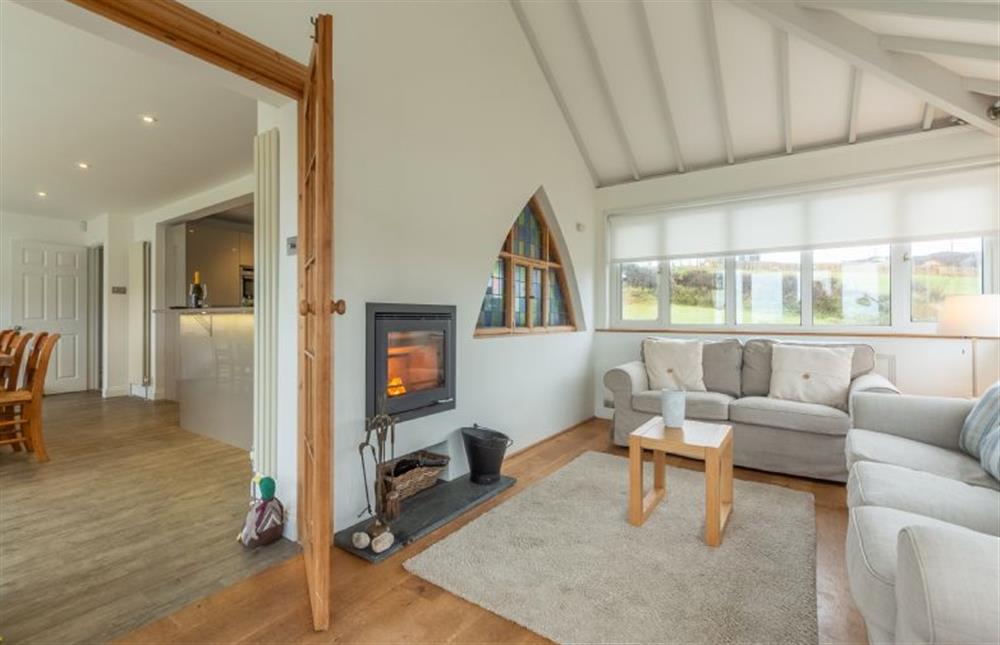 Westerley, Cornwall: Get cosy in front of the wood burning stove at Westerley, Portreath