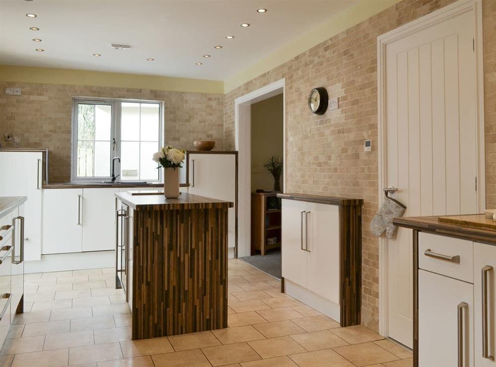 Contemporary kitchen area at Western Fells Cottage in Rowrah, near Frizington, Cumbria
