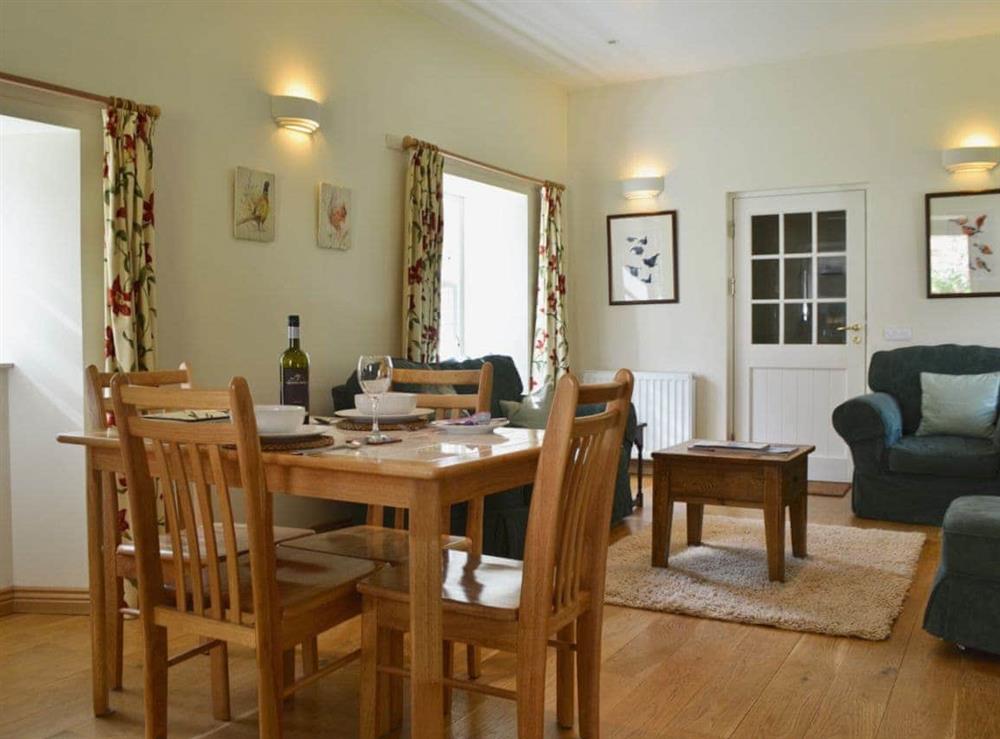 Enjoy a romantic meal in the dining area at Westerton Lodge in Crieff, Perthshire., Great Britain