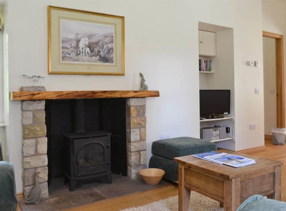 Relax in the cosy living room area at Westerton Lodge in Crieff, Perthshire., Great Britain