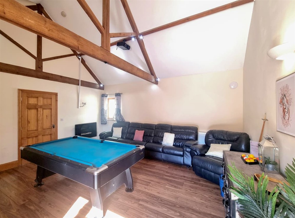 Games room at Westfield Courtyard in Fitling, near Burton Pidsea, North Humberside