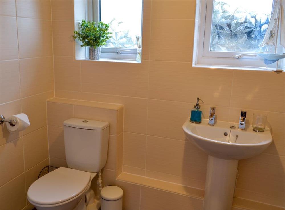 Bathroom at Westfield Farm Cottage in East Holywell, near Whitley Bay, Northumberland