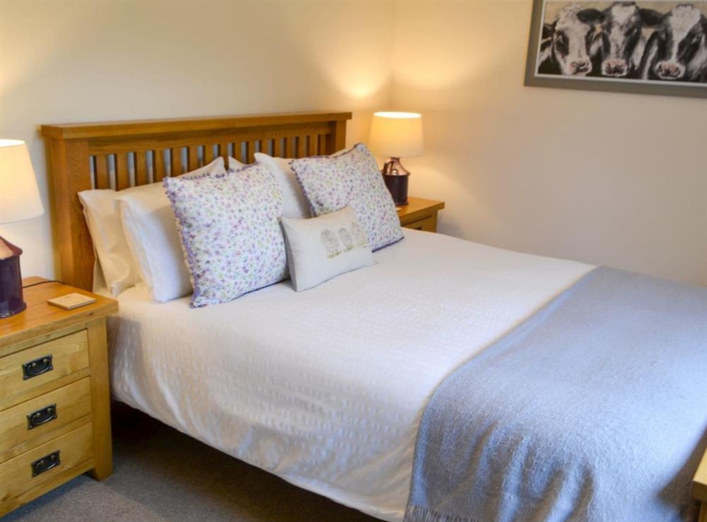 Relaxing double bedroom at Westfield Farm Cottage in East Holywell, near Whitley Bay, Northumberland