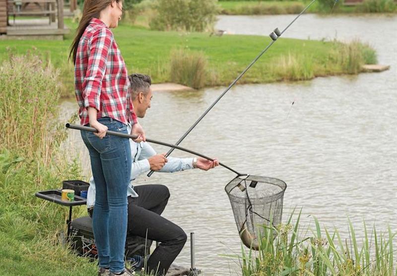 Fishing at Westfield Lakeland Lodges in Yorkshire, North of England