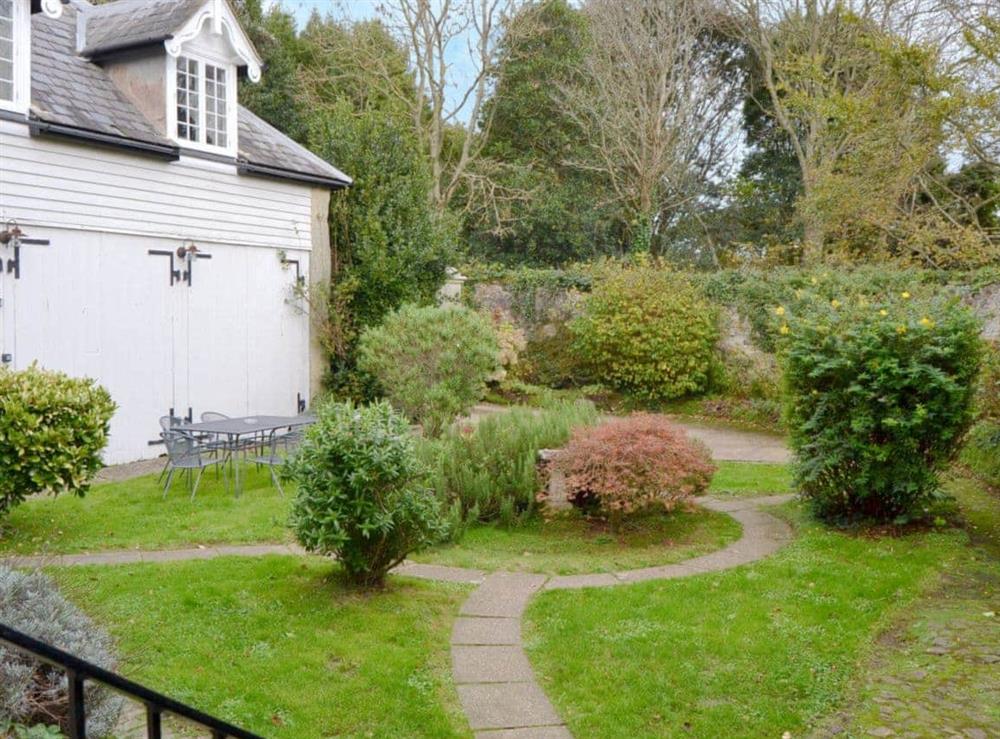 Attractive garden area at Westgate Cottage in St Lawrence, near Ventnor, Isle of Wight, Isle Of Wight