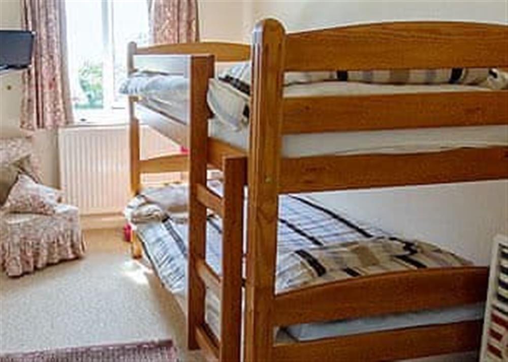 Bunk bedroom at Westgate Cottage in St Lawrence, near Ventnor, Isle of Wight, Isle Of Wight