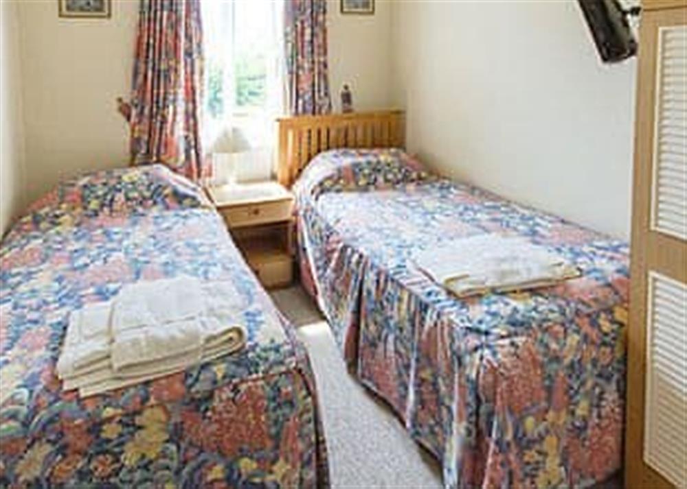 Cosy twin bedroom at Westgate Cottage in St Lawrence, near Ventnor, Isle of Wight, Isle Of Wight