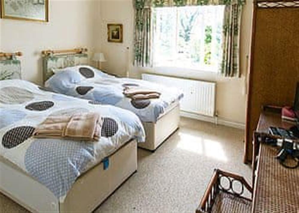 Well presented twin bedroom at Westgate Cottage in St Lawrence, near Ventnor, Isle of Wight, Isle Of Wight