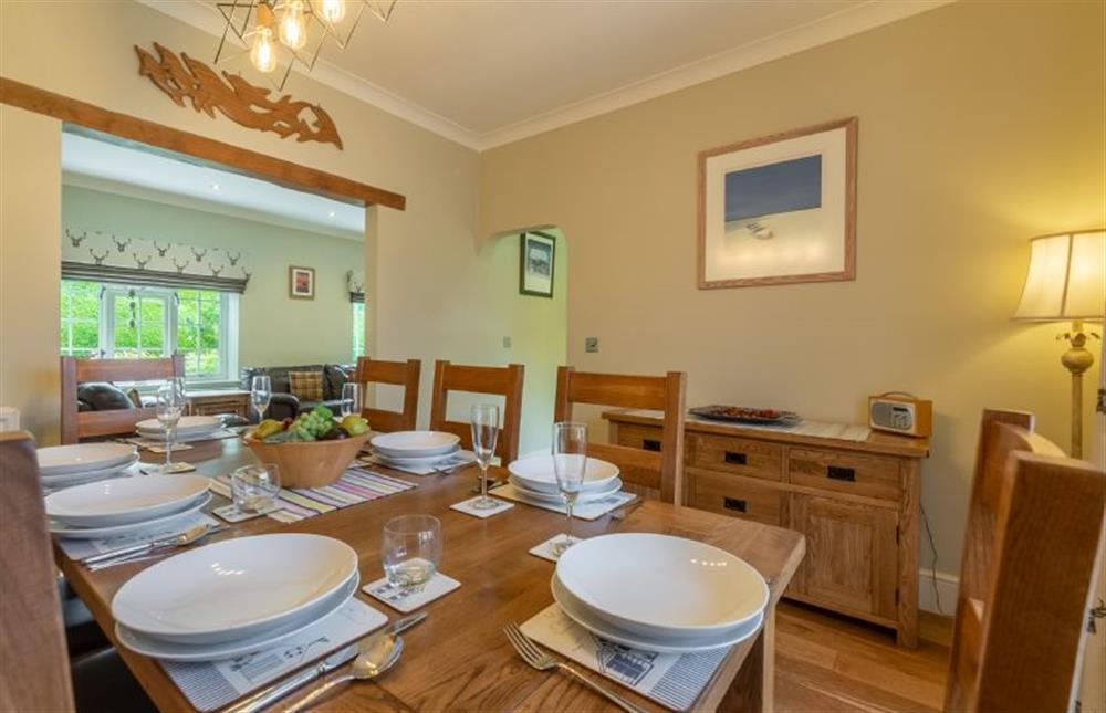 Ground floor: Dining room leading to sitting room (photo 2) at Westgate Cottage, Thornham near Hunstanton