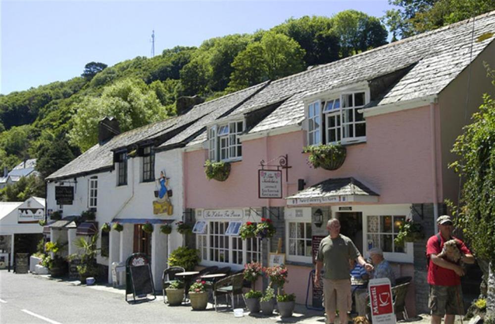 The pretty village streets of Polperro at Westhaven in Polperro