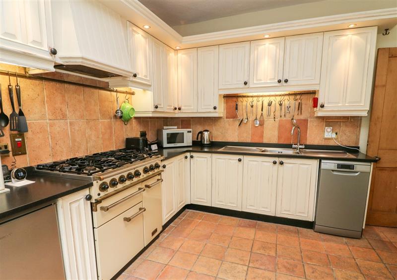 This is the kitchen at Westmorland Cottage, Grange-Over-Sands