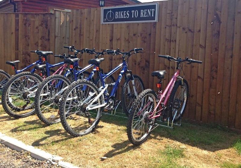 Bike hire available at Weston Wood Lodges in Weston-on-Trent, Near Derby