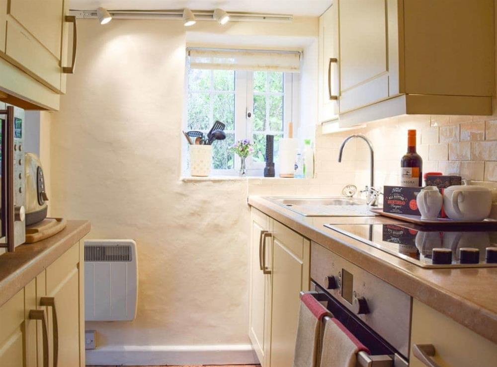 Modest galley-style kitchen at Westover Cottage in Nr. Abingdon, Oxon. , Oxfordshire