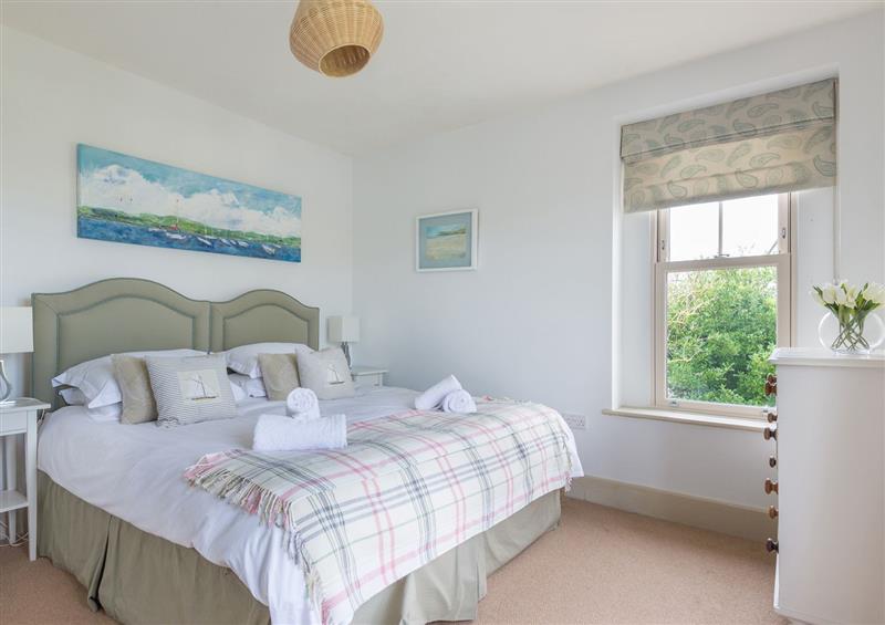 One of the bedrooms at Westray House, Polzeath