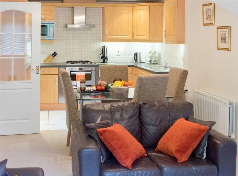 Open plan living space at Westside Apartment 3 in Basingstoke, Hampshire