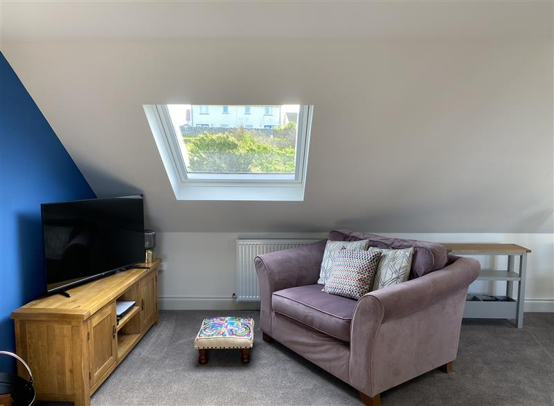 Relax in the living area at Westview, Port William near Whithorn