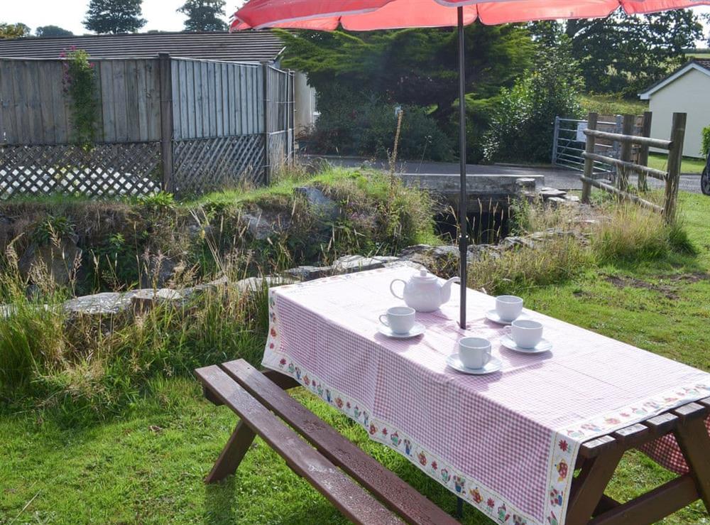 Outdoor dining area (photo 2) at Westville by the Stream in Rosecraddoc, near Liskeard, Cornwall