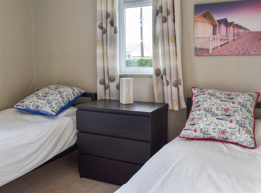 Twin bedroom at Westville in Criccieth, Gwynedd