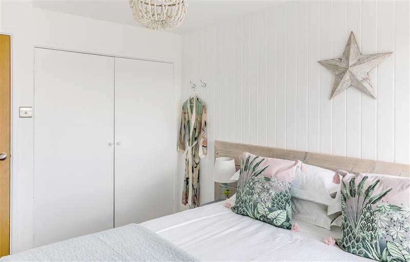 One of the bedrooms at Westward 14, Polzeath