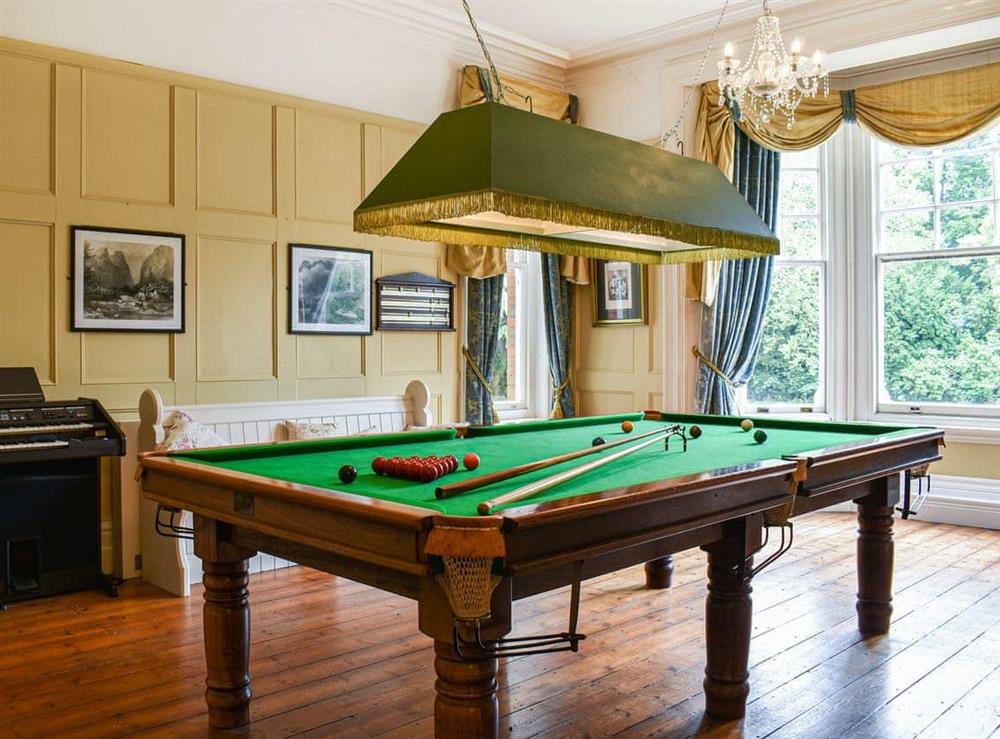 Games room at Westward House in Huntingdon, Cambridgeshire