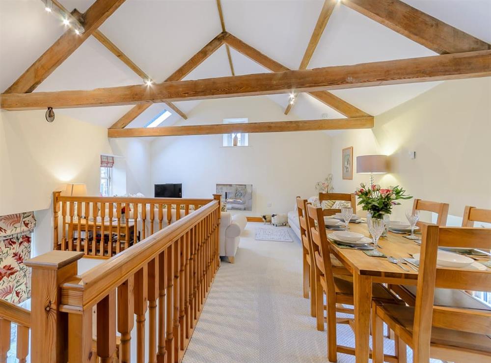 Dining Area at Westwood Barn in Brough Sowerby, near Kirkby Stephen, Cumbria