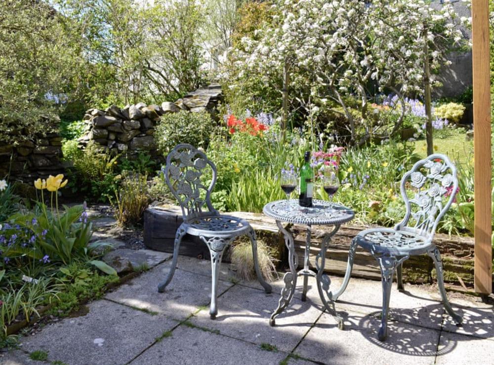 Sitting-out-area at Wetherlam in Ulverston, Cumbria