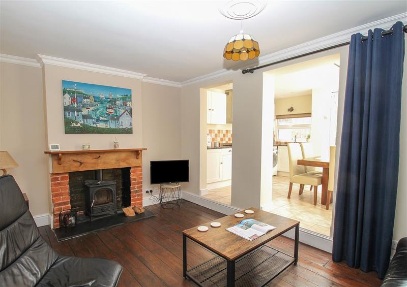 Enjoy the living room at Weybury Cottage, Brewers Quay Harbour