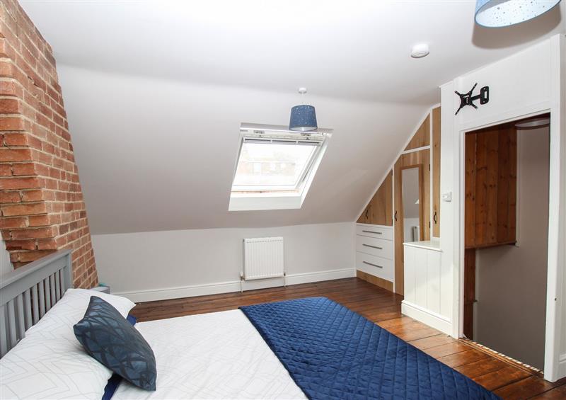 One of the bedrooms at Weybury Cottage, Brewers Quay Harbour