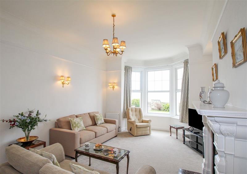Enjoy the living room at Weymouth Bay Apartment A, Weymouth